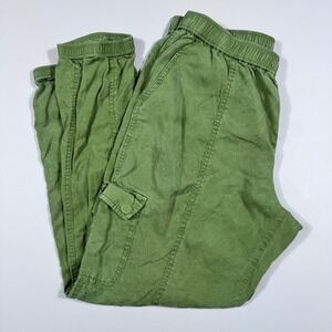 mi ami for francesca's Women's Green Cargo Pants Medium‎ Jogger Boho Streetwear